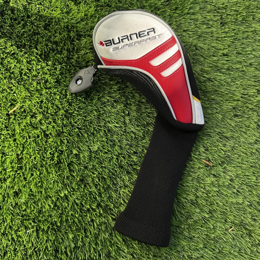 TaylorMade Burner SuperFast 3 Fairway Wood Headcover Red Black White Golf